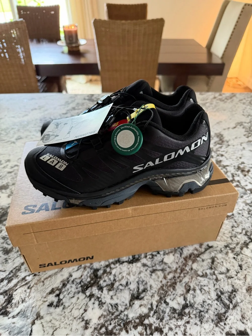 Salomon XT-4 Black Gore.TEX. Stockx authenticated.